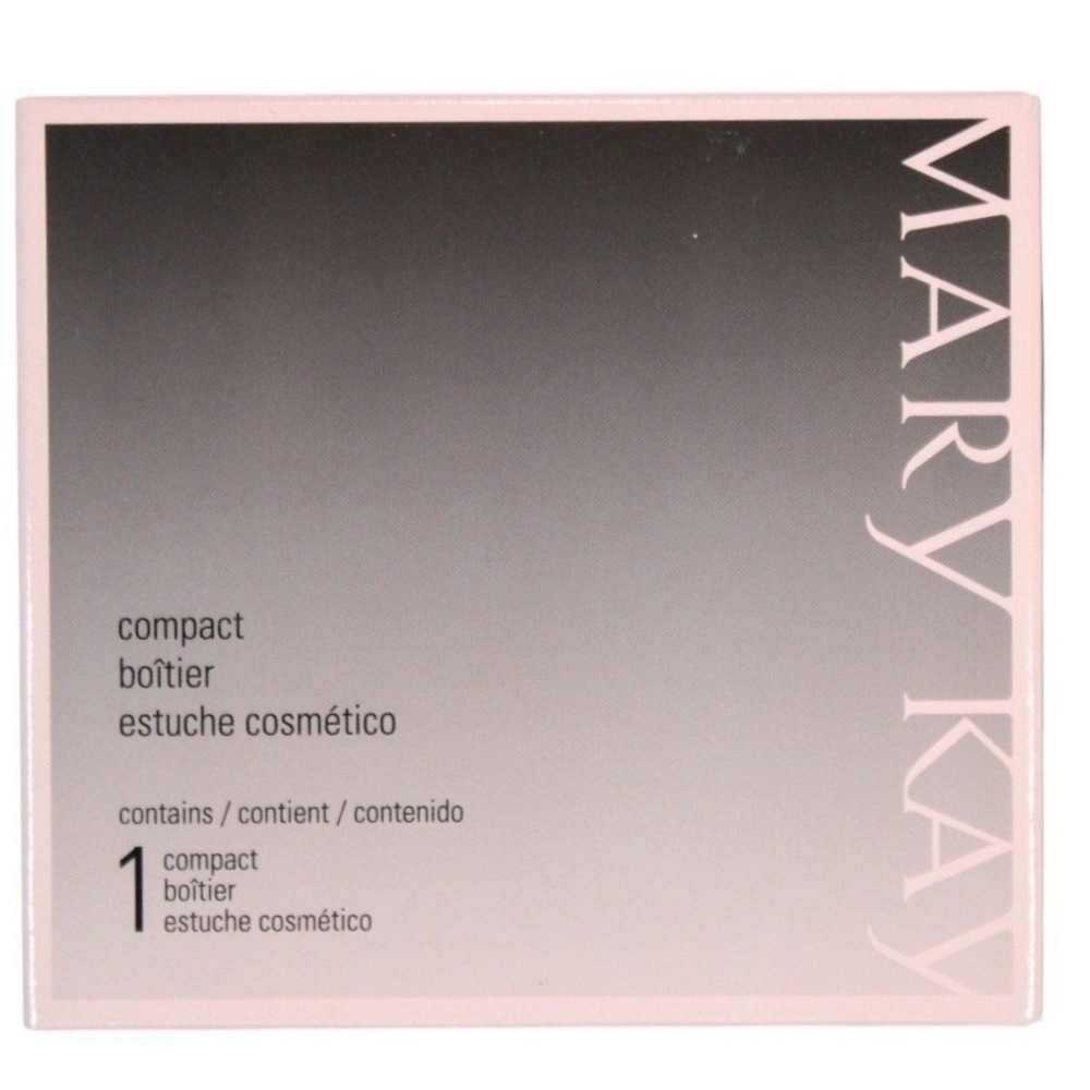 Mary Kay Magnetic Makeup Compact Case Black Pink 017362 New in Box